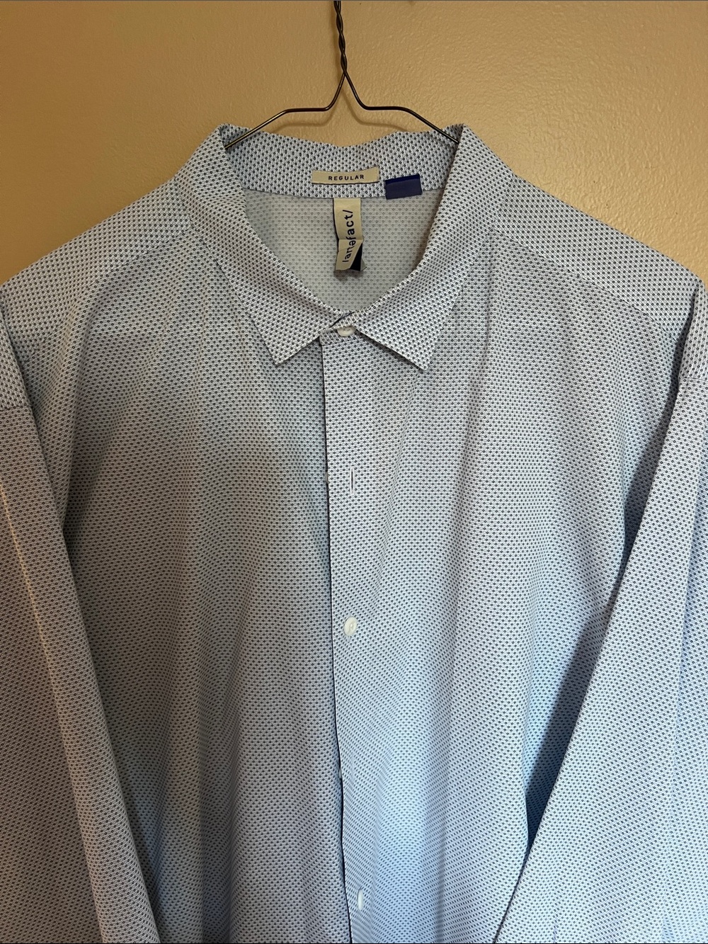 Artefact Light Blue Micro-Pattern Dress Shirt - Men